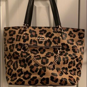 COACH Leopard print  tote